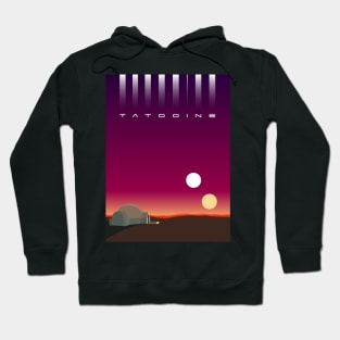 Landscape of the planet Tatooine Hoodie